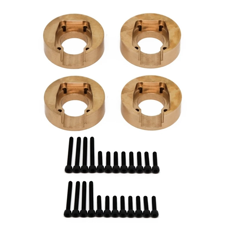 

4PCS Brass Counterweight Balance Weight for YK4101PRO YK4102 YK4103 YK4082 YiKong RC Crawler Car Upgrade Parts