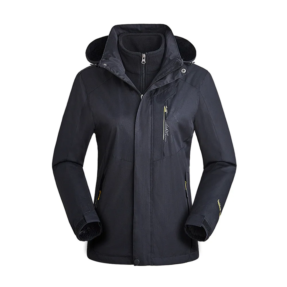 Женская водонепроницаемая куртка для походов катания на лыжах кемпинга съемная