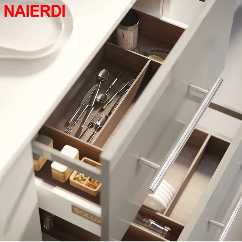 naierdi 20pcs stainless steel t bar furniture handle brushed gold kitchen handle black cabinet pull with cuttable bamboo screw free global shipping