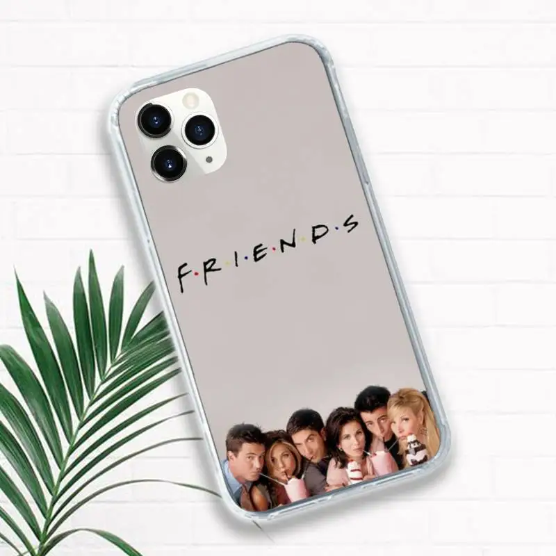 

Friends tv show pattern Phone Case for iPhone 11 12 pro XS MAX 8 7 6 6S Plus X 5S SE 2020 XR mini Luxury brand shell funda