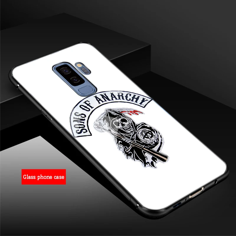 Модный прозрачный чехол для телефона из закаленного стекла Samsung Galaxy A6 A6S A8 J6 J8 2018