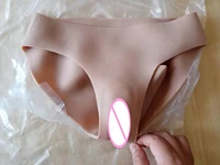 penetratable vagina boxer briefs underwear silicone fake vagina panties men for crossdresser transgender shemale gaff soft tits