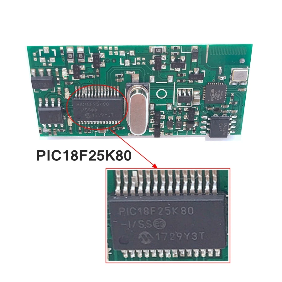 Считыватель кодов автомобиля с чипом PIC18F25K80 ELM327 Bluetooth аппаратное обеспечение V1.5