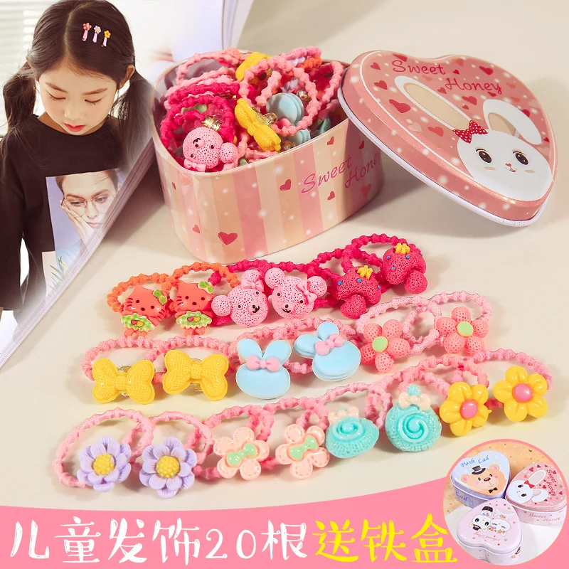 Детский набор головных уборов в подарочной коробке милые детские заколки для