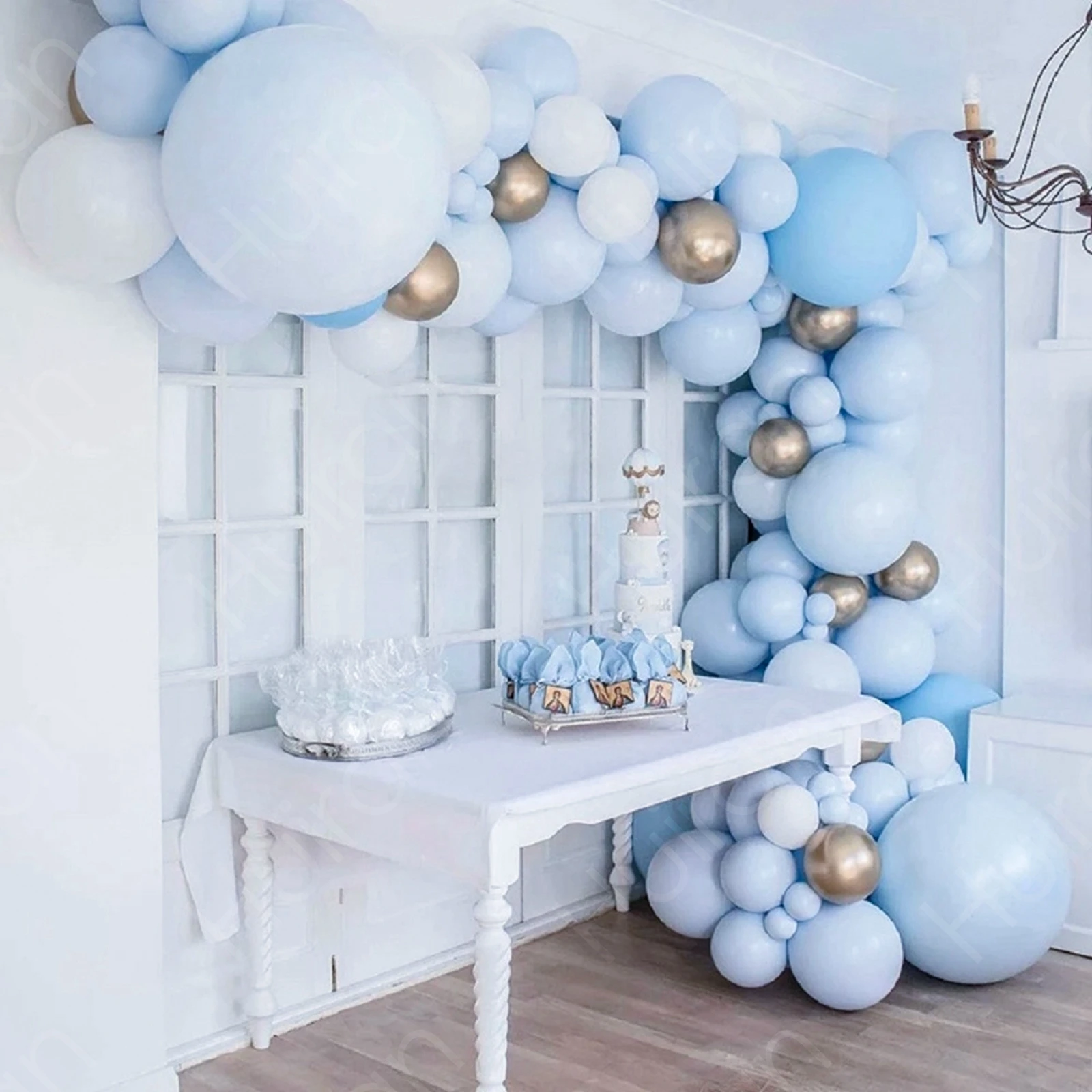 Розовый воздушный шар дневной гирлянда бант воздушные шары Свадебный декор