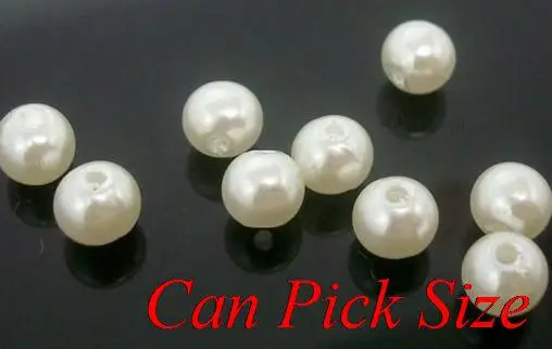 Yrt3 модные ojoxow белые ABS микс разноцветных 4 мм 6 мм 8 мм 10 мм 20 мм имитация смолы свободные акриловые жемчужные бусины Круглые