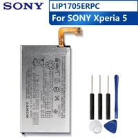 sony original replacement phone battery lip1705erpc for sony xperia 5 authentic rechargeable battery 3140mah with free tools