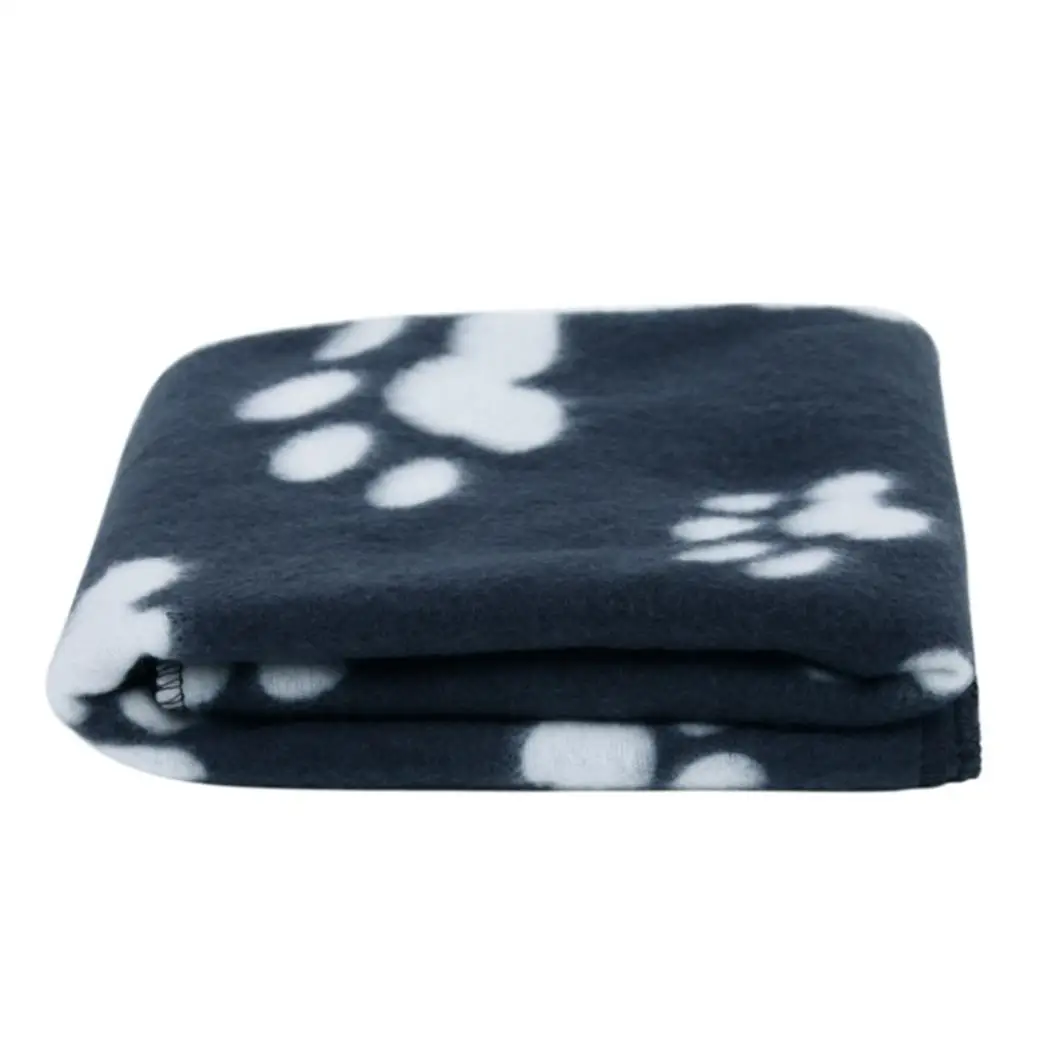 Pet Mat Blanket Cute Paws Printed Casual Warm Cushion for Dogs Bed Cats puppy Supplies | Дом и сад