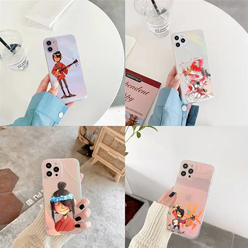 

Kubo and the two strings Phone Case for iPhone xiaomi redmi 7 8 9 11 12 10 S X XS XR MINI Pro Max Plus moible bag laser Glitter