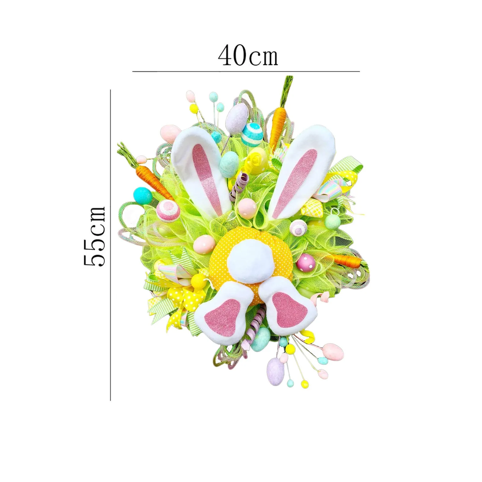 

1 Pc Easter Thief Bunny Butt Wreath With Easter Cross Garland Home Decor Spring Wedding Wreath Cartoon Bunny Shape Ornaments New