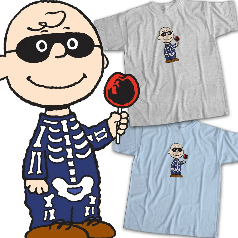 Костюм для хеллоуина с принтом трюк или арахис футболка унисекс|Мужские