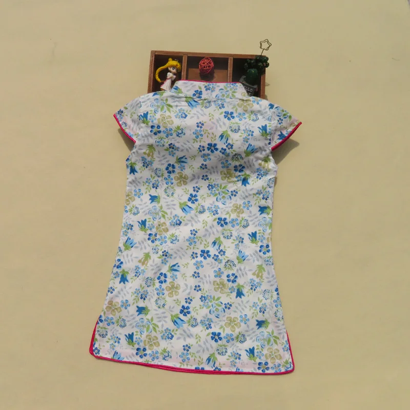 Китайский традиционный китайский Чонсам для девочек праздничная одежда Qipao с