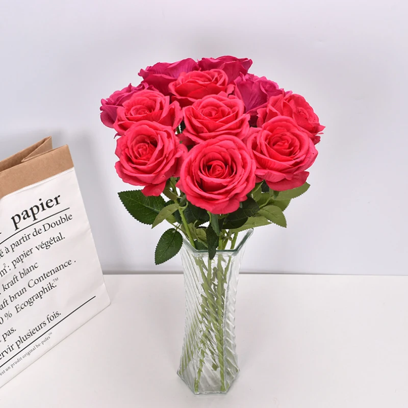 50 см красная роза искусственный цветок день Святого Валентина подарок Свадебные