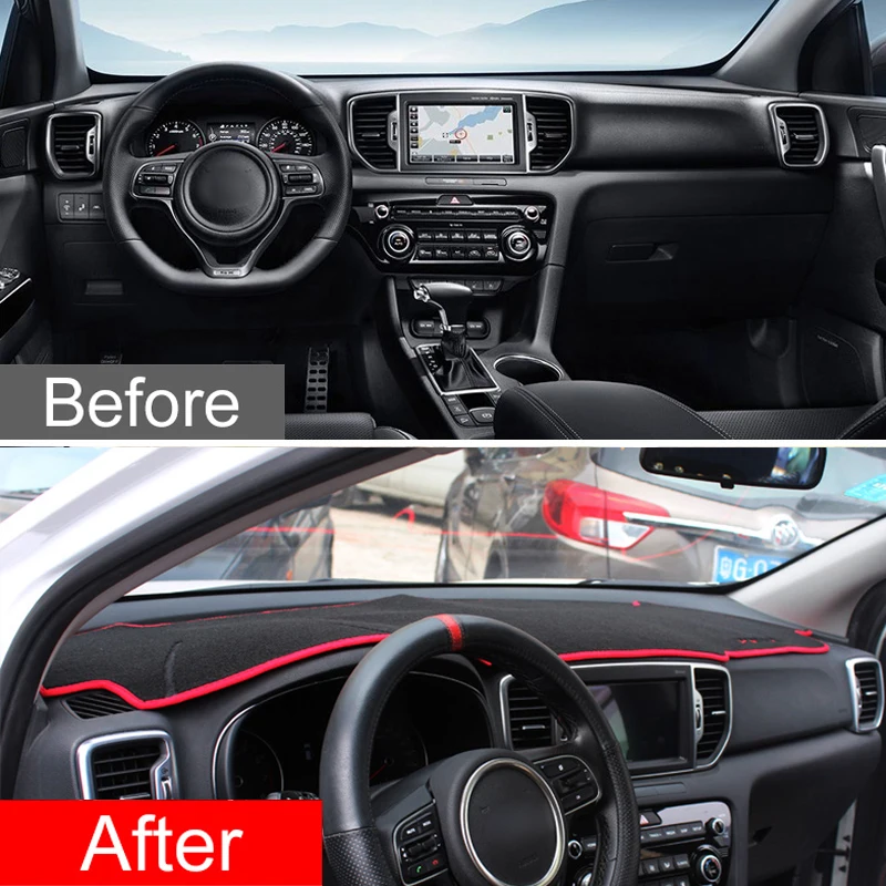 Чехол для приборной панели автомобиля KIA Sportage 4 2016-2020 2021 Солнцезащитный коврик