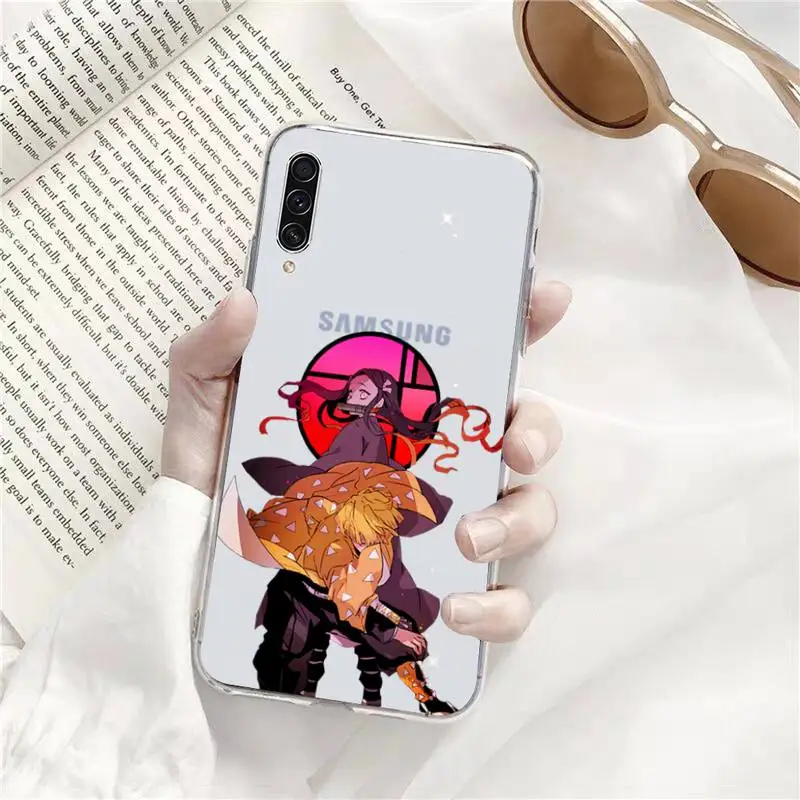 

Demon Slayer Japan anime Phone Case Transparent for Samsung s9 s10 s20 Huawei honor P20 P30 P40 xiaomi note mi 8 9 pro lite plus