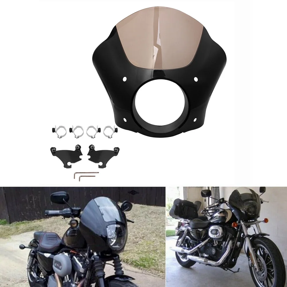 

Мотоциклетная перчатка, Комплект обтекателя фары и крепления замка, подходит для Harley Sportster 1200 883 Iron 883 XL883N