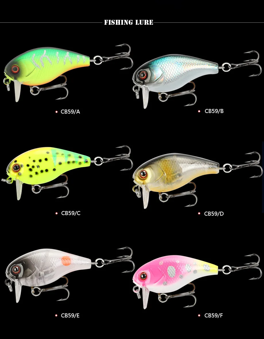 Topwater Гольян рыболовные приманки 4,6 г 3,8 см кренкбейт мини приманки для форели маленький Whopper искусственная жесткая приманка для ловли карпа
