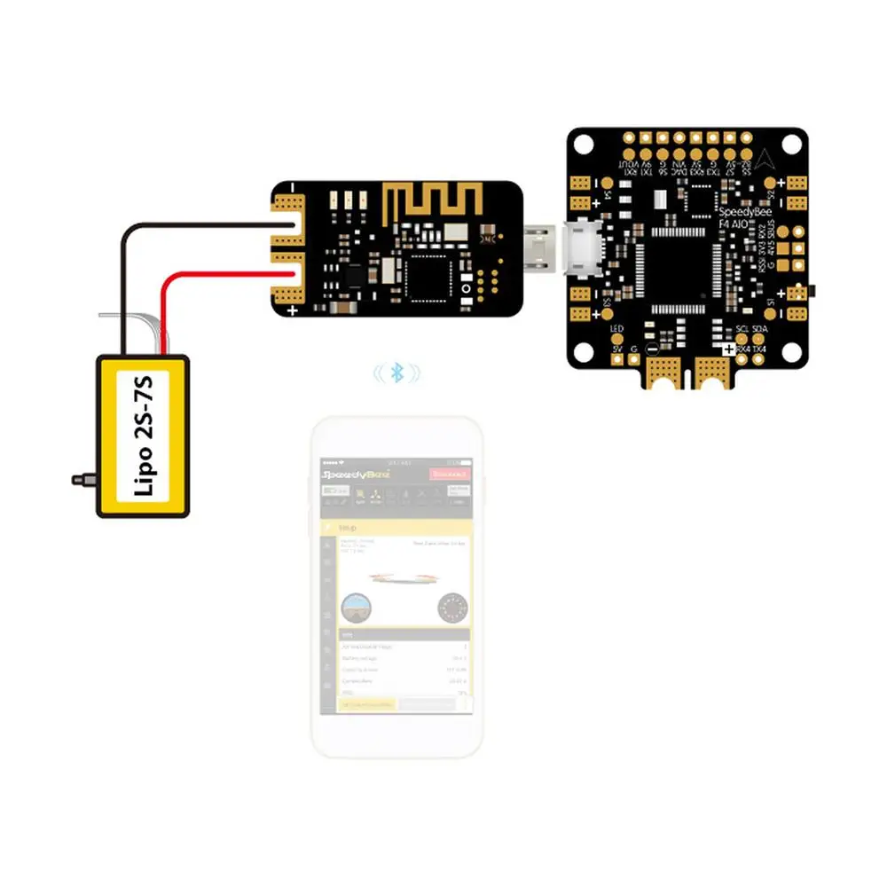 RunCam Speedybee bluetooth-usb адаптер модуль поддерживается с iOS и Android для FPV полета контроллер квадрокоптера