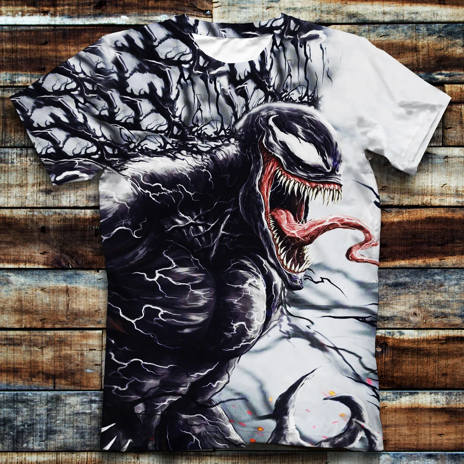 2019 летняя футболка модные футболки 3D мужские с принтом Venom уникальные Забавные