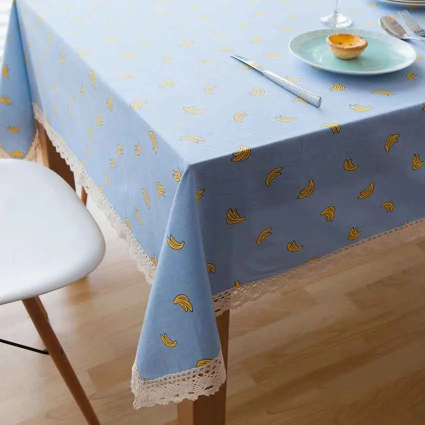 Скатерти банановые в современном стиле скатерть для стола наволочка салфетка