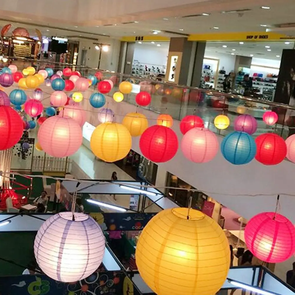 5 шт. китайский фестиваль фонарь Бумажный Фонарь День рождения Свадебная