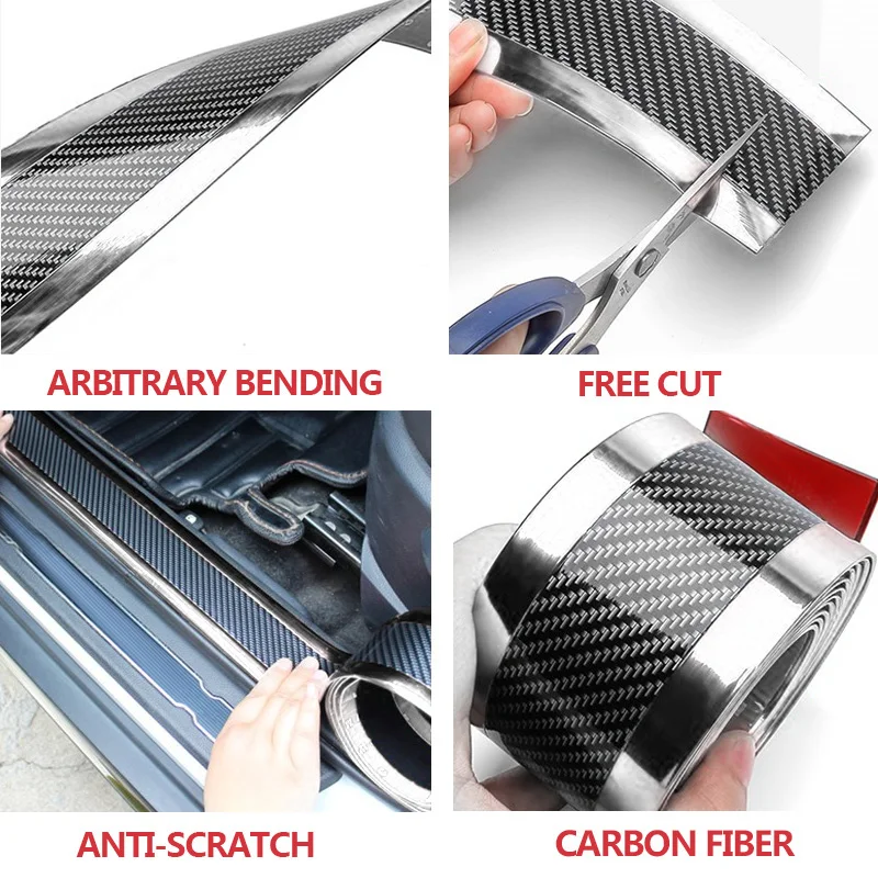 Универсальная наклейка для автомобильной двери стикер с защитой от ударов и