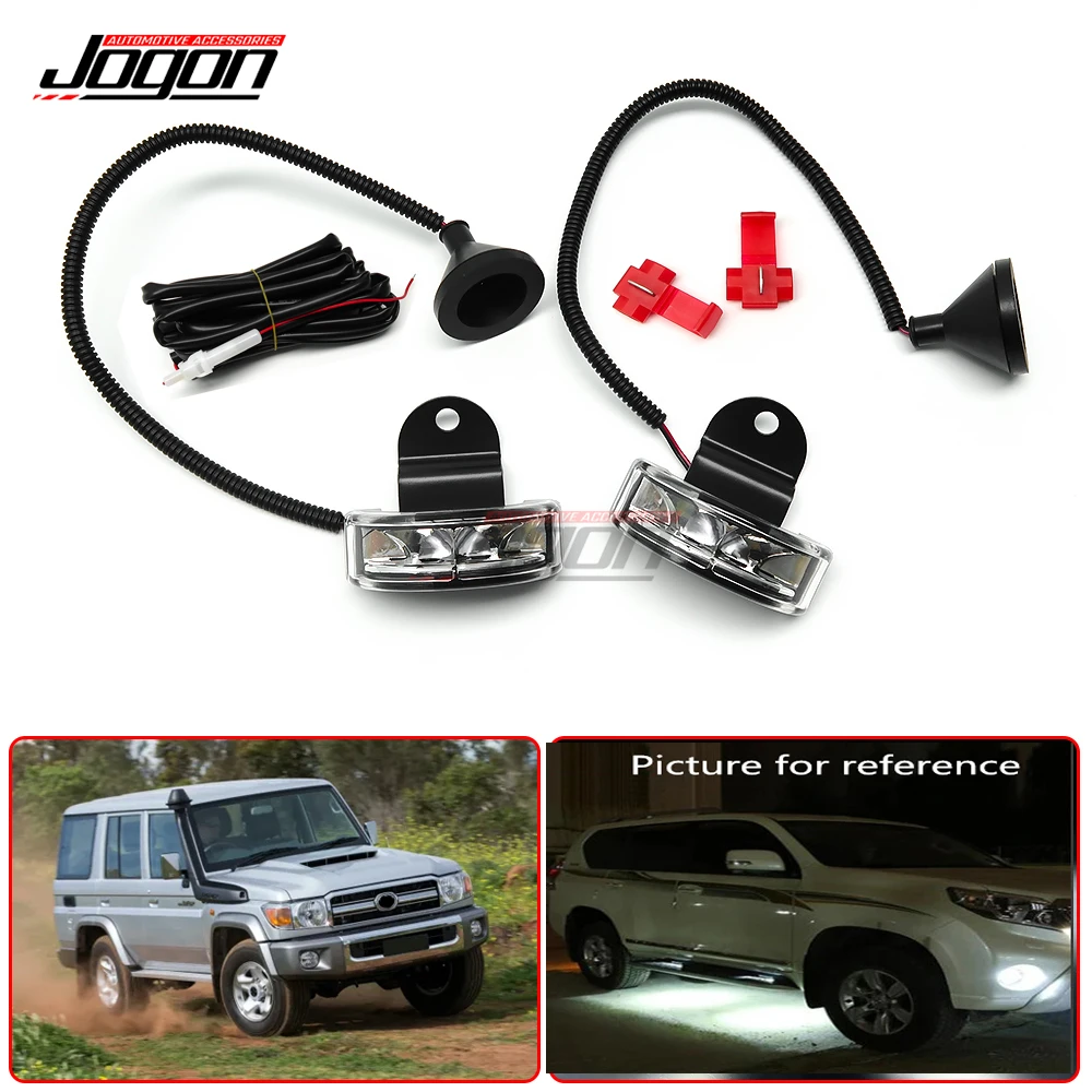 Автомобильная светодиодсветильник лампа с эффектом заземления для Toyota Land Cruiser FJ70