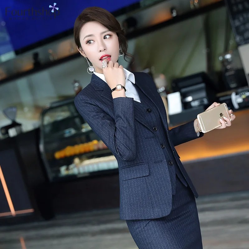 Женские костюмы деловая Рабочая форма офисные женские деловые брючные