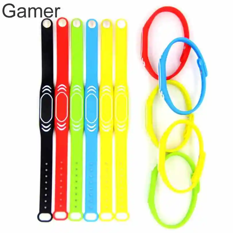 125Khz ID EM4100 TK4100 Adjustable Waterproof Wristband Band Bracelet RFID Token Tag Keyfob Access Control Many Color Select 1 |