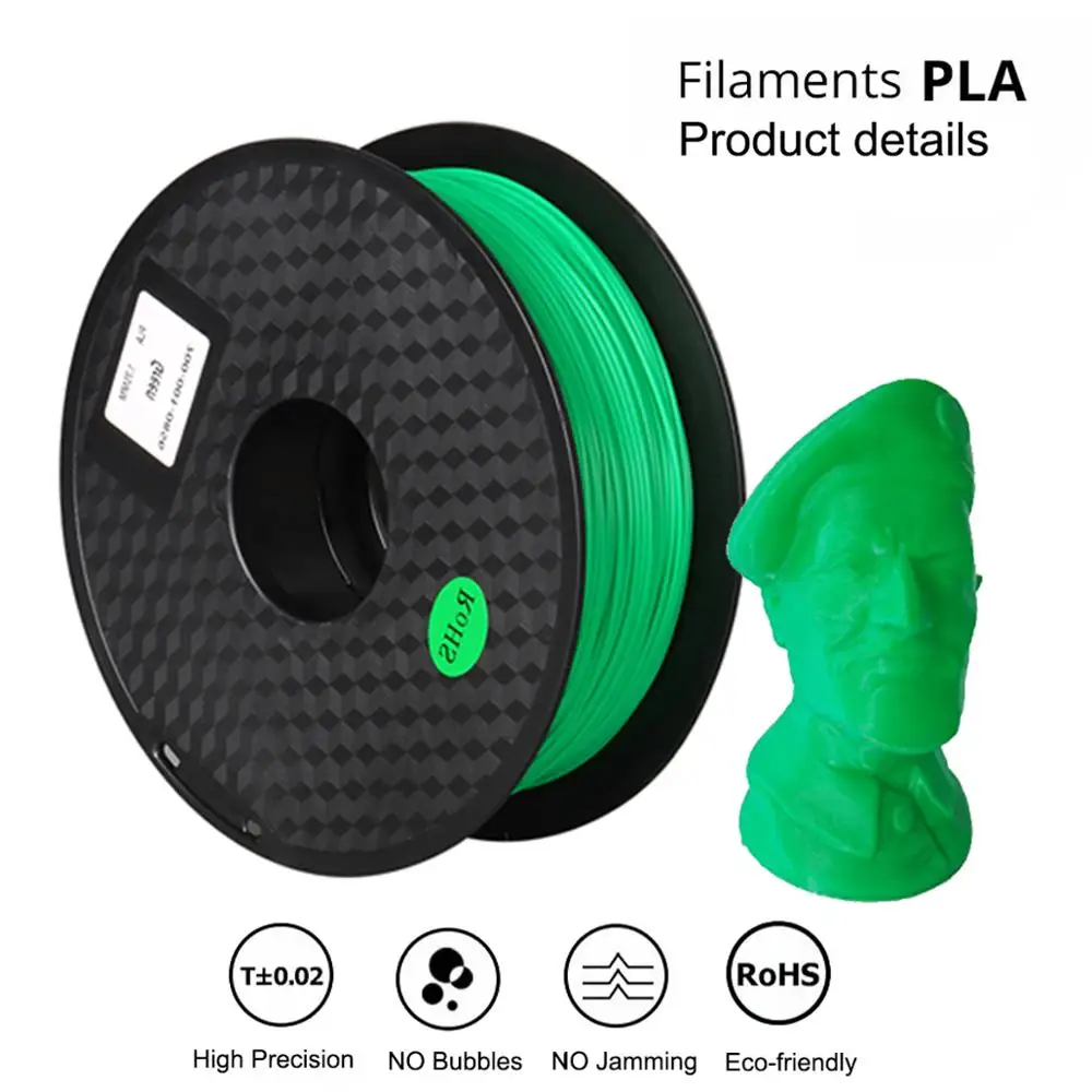 2 Color PLA Plastic for 3D Printer 1.75mm 0.5KG Spool Filament and Printing Materials Supplies | Компьютеры и офис