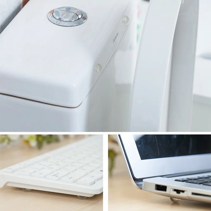 24 шт. самоклеющиеся резиновые подушечки для ног силиконовые прозрачные двери