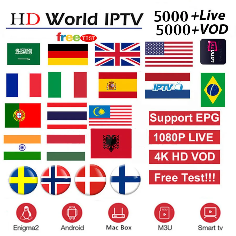 Мировое IPTV+ 9000 Live 9000 VOD канал лучший для Европы арабский Азиатский Африка латино Америка Глобальный IPTV подписка