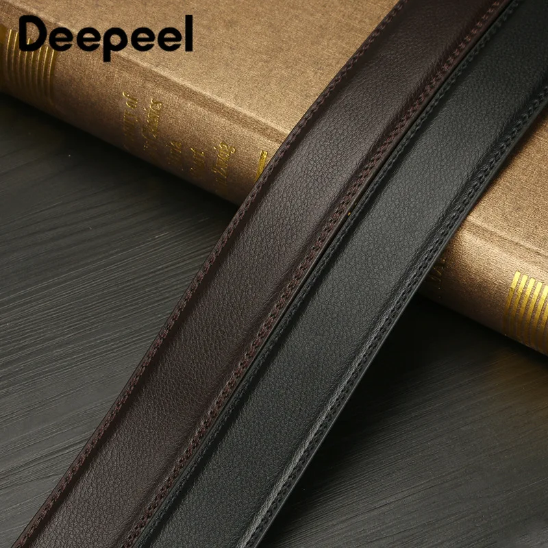 Ремень Deepeel мужской из натуральной кожи 3 5*110-130 см 2 слоя 1 шт. | Аксессуары для