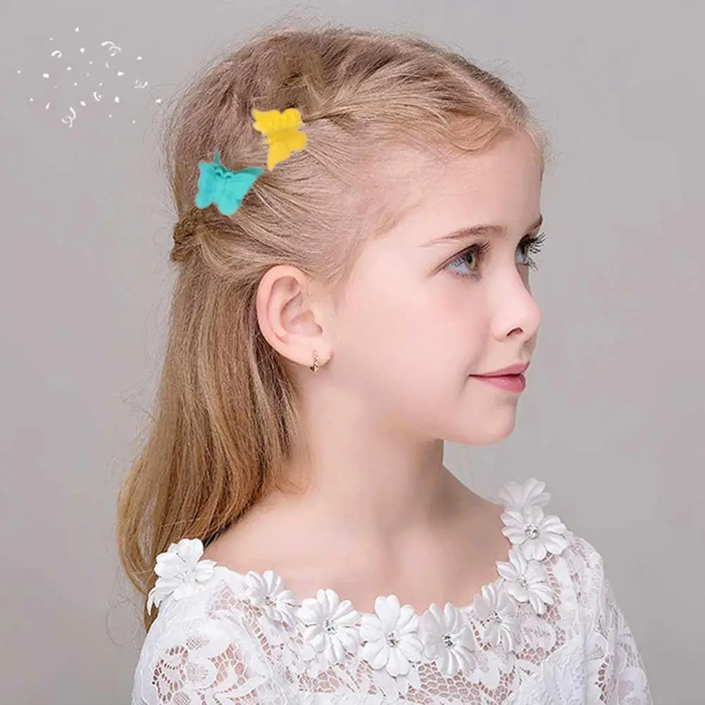 

20/50/100 Pcs Mini Butterfly Hair Claws Clips Universal Accessories Color Clip Hairpins Butterflies For Women Mixed Hair Gi D5G5