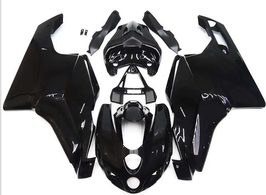 

New Complete Motorcycle Fairings for Ducati 749 999 2005 2006 05 06 Body Kit ABS Plastic Cowlings Bodywork All black glossy