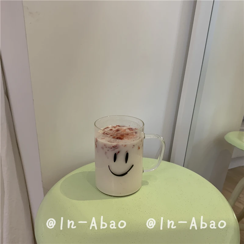 Милая Корейская Стандартная Круглая Простая чашка для воды креативные