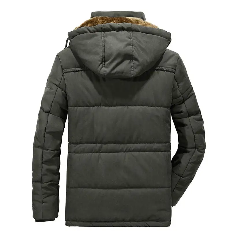 Мужская зимняя теплая парка флисовая меховая куртка женская 6xl 7xl 8xl утепленная с