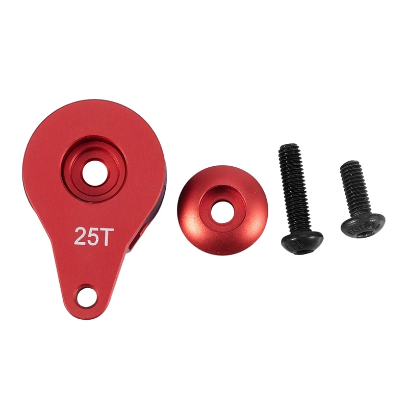 

25T Aluminum Shock Absorber Servo Arm Single Hole Style for RC 1:10 Crawler Car Axial SCX10 90046 D90 Upgraded Parts