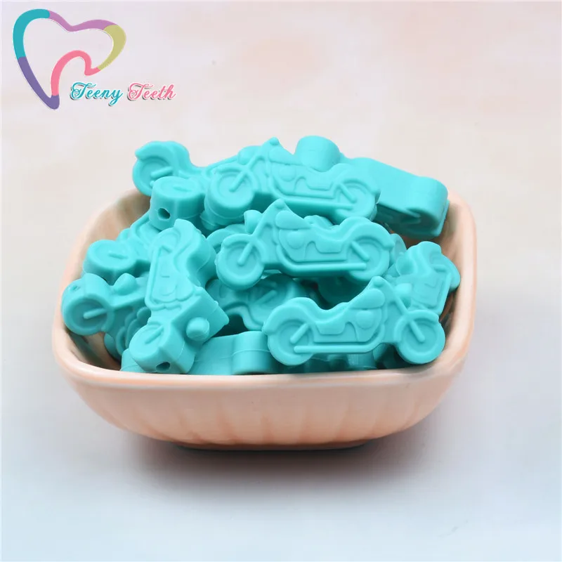 10 шт. силиконовые бусины в форме мотоцикла для детей|Бусины| |