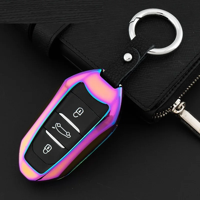 

Alloy Key Fob Case Remote Shell Cover For Peugeot 308 408 2008 3008 508 5008 for Citroen C4 Picasso DS3 DS4 DS5 DS6