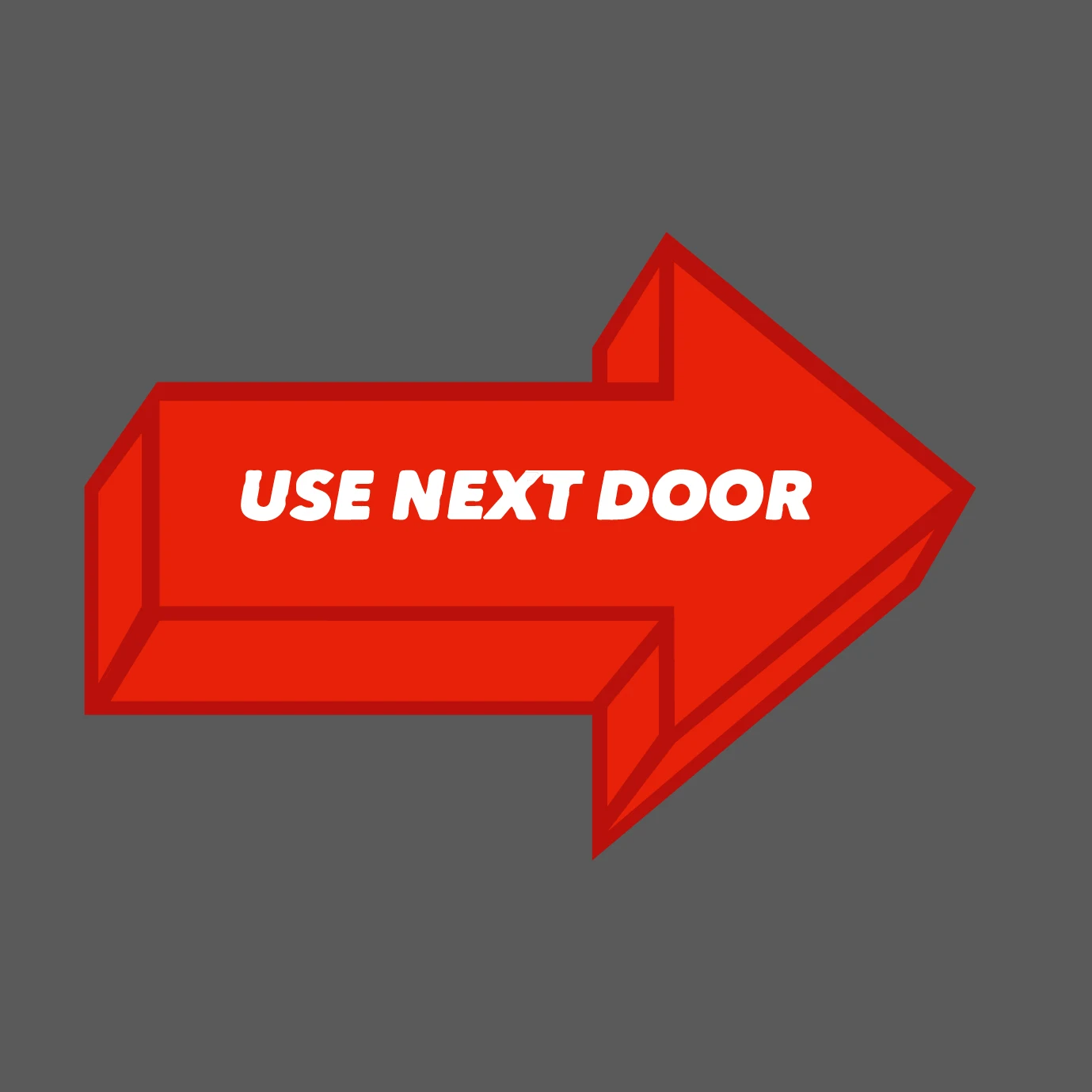 

State of Qatar Custom Stickers USE NEXT DORR Stickers for Front Door Shop Business Window Wall Vinyl Sticker Sign