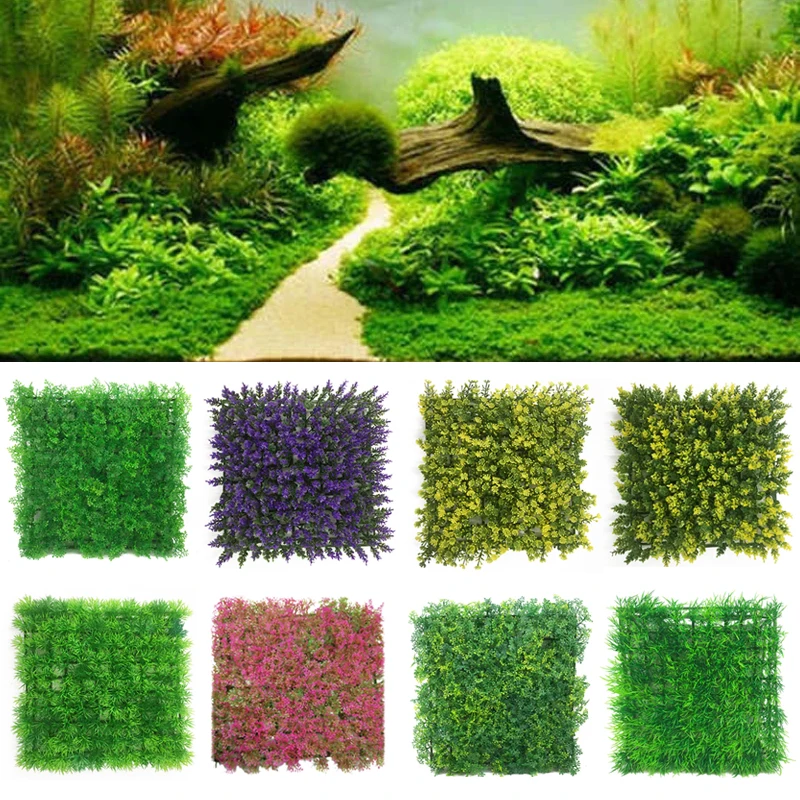 

25x25 см искусственное растение, водные аквариумные украшения для аквариума, ландшафта