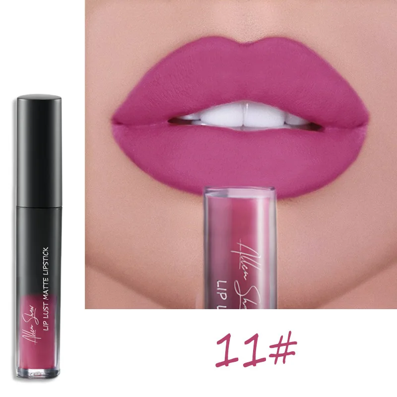 12 цветов Водостойкий тинт для губ стойкий блеск красный бархат Макияж матовый