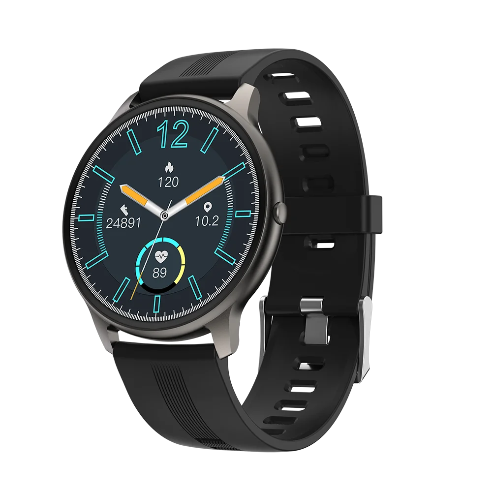 

Gfordt Smart Watch Global 9.5mm Ultra-thin Bluetooth 5.0 IP68 Waterproof 24Hour Heart Rate Monitor Sport watch