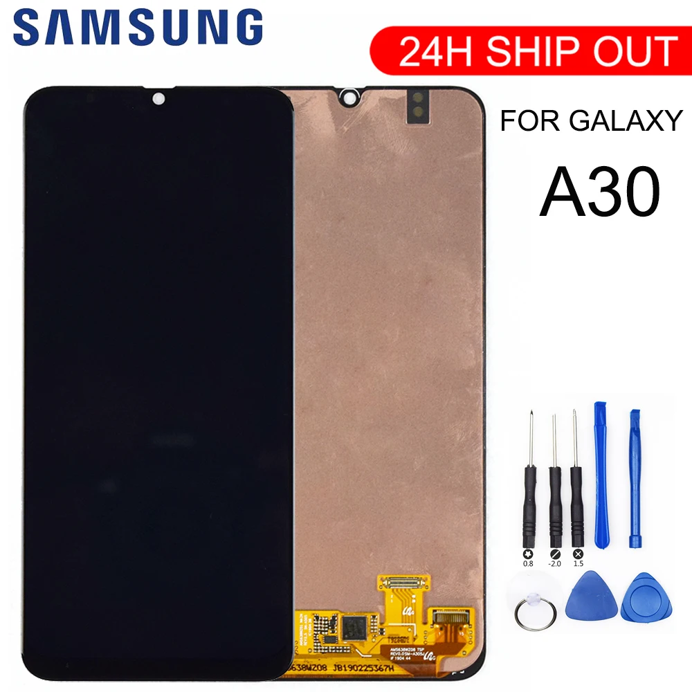 Новинка ЖК экран для Samsung Galaxy A30 SM A305F Замена экрана A305 модуль|Экраны мобильных