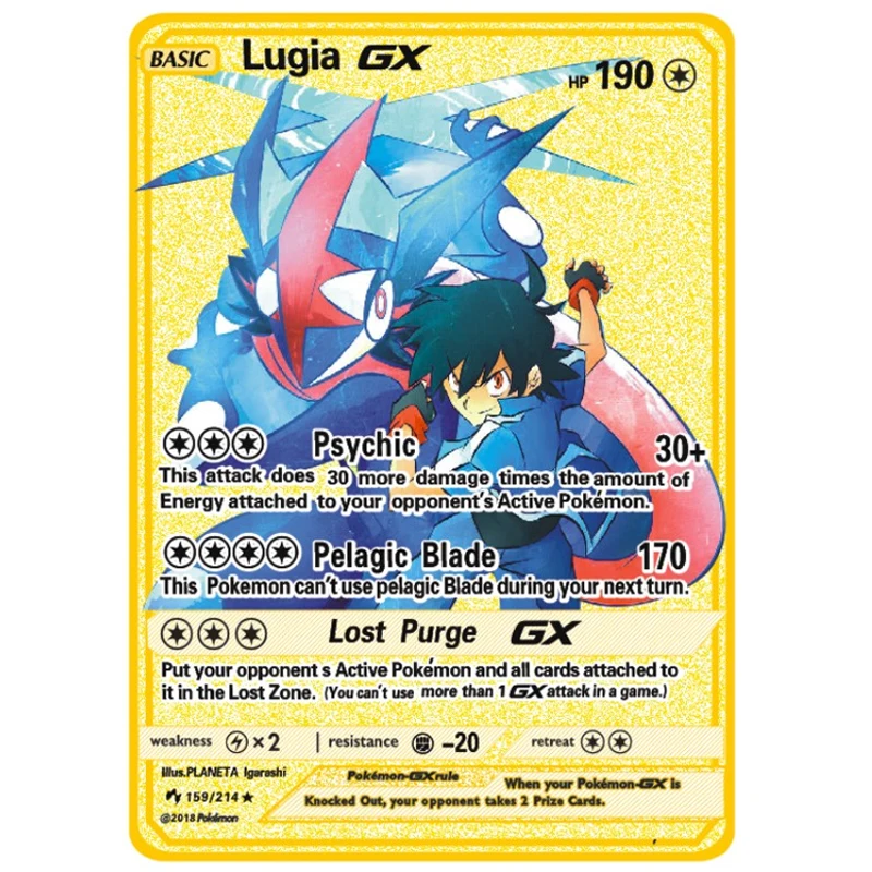 

Оригинальные Карты Pokemon Pikachu GX EX V MAX Greninja Charizard блестящие металлические карты коллекционные игрушки для детей подарки на день рождения Max