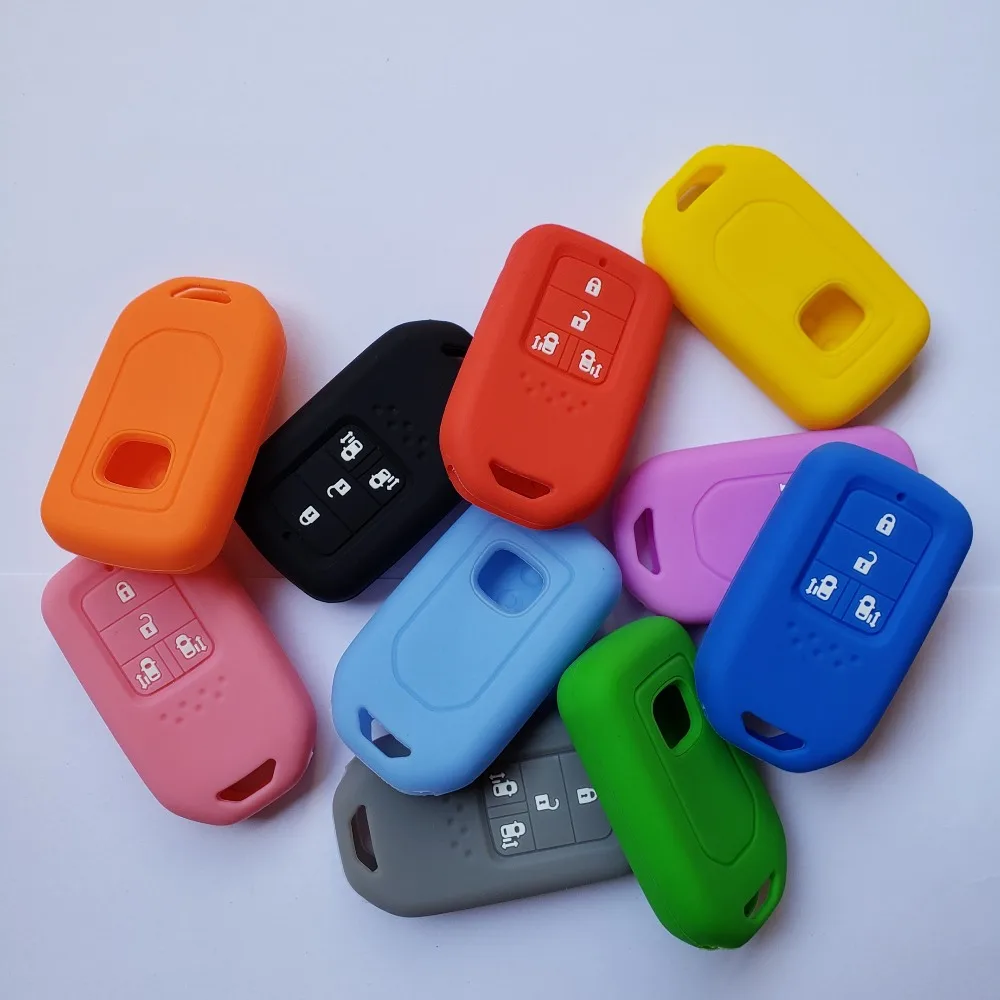 Чехол для брелка с ключом защитный силиконовый бесключевого доступа куртка Honda