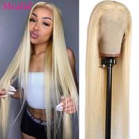 613 blonde lace front human hair wigs 13x4 150 remy malaysian straight hair preplucked with baby hair for black women