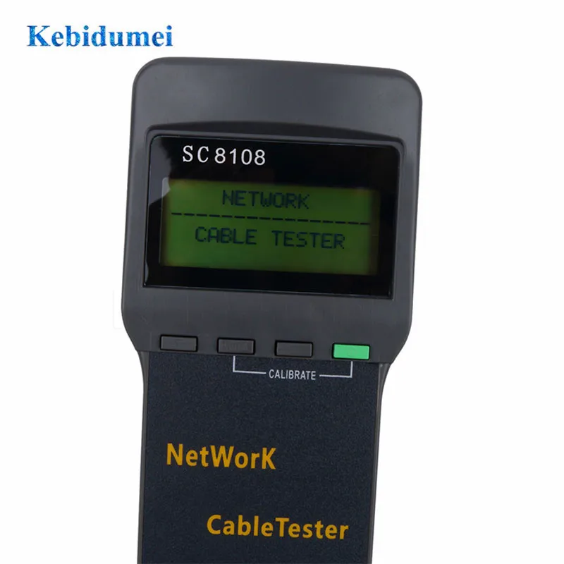Беспроводной сетевой тестер Kebidumei SC8108 с ЖК дисплеем кабеля RJ45 и LAN для телефона