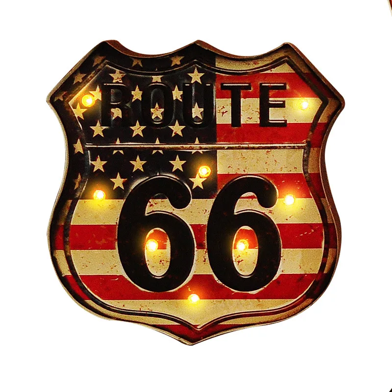 Скандинавский Декор для комнаты Ретро Металлические светодиодные светильники